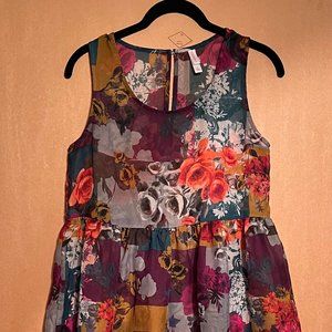 Sheer floral dress by Xhilaration